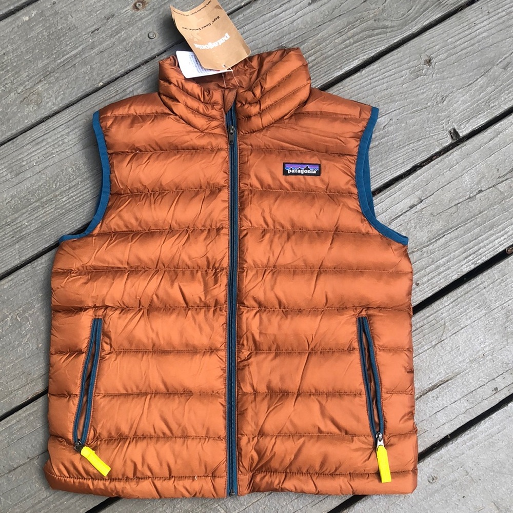 NWT Patagonia Boys Down Sweater Vest 7/8